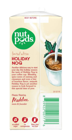 Holiday Nog Almond & Coconut Creamer