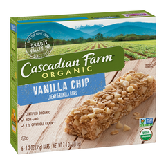 Organic Chewy Vanilla Chip Granola Bars (6 CT)