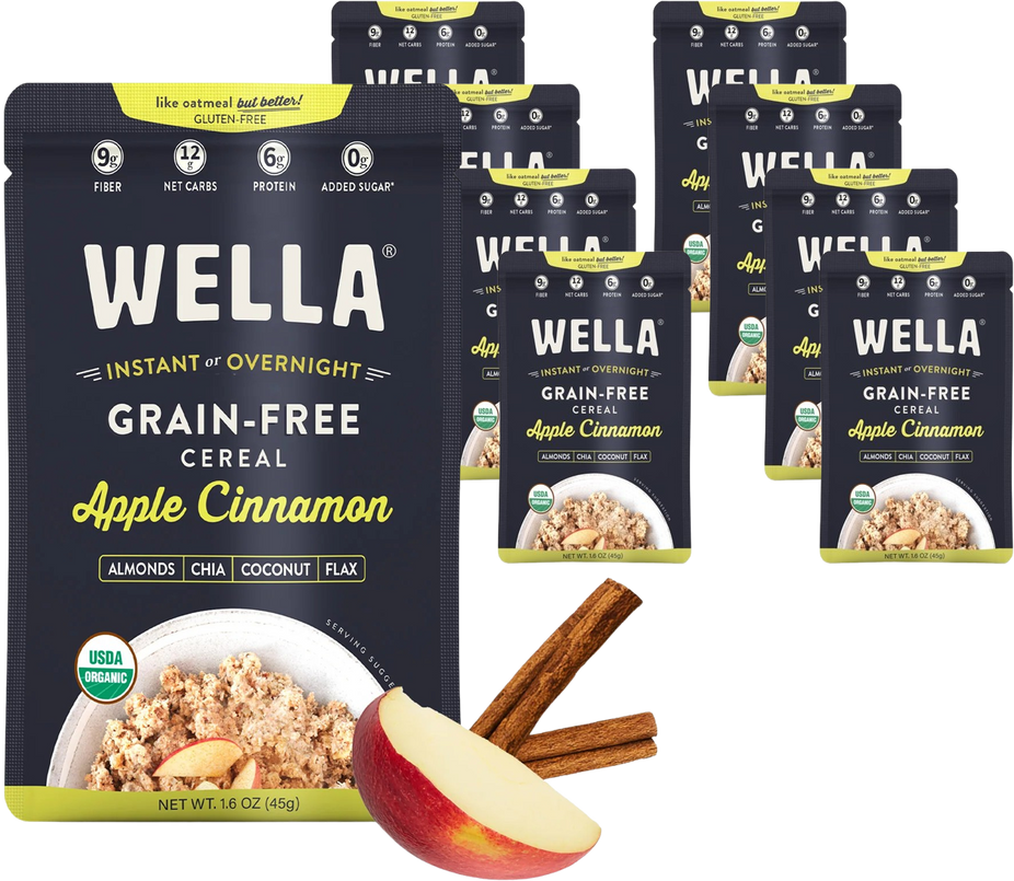 Grain-Free Apple Cinnamon Hot Cereal (8 Pack)