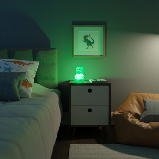 LED White Bear Multicolor Silicone Kids Night Light