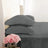 Woven Pillowcase Set in Stone (Queen)