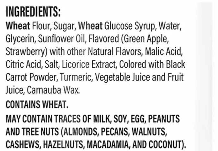 Licorice Straw Apple