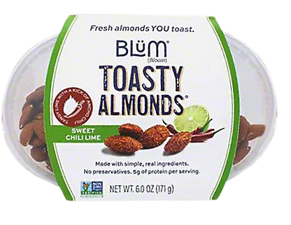 Spicy Chili Lime Toasty Almonds