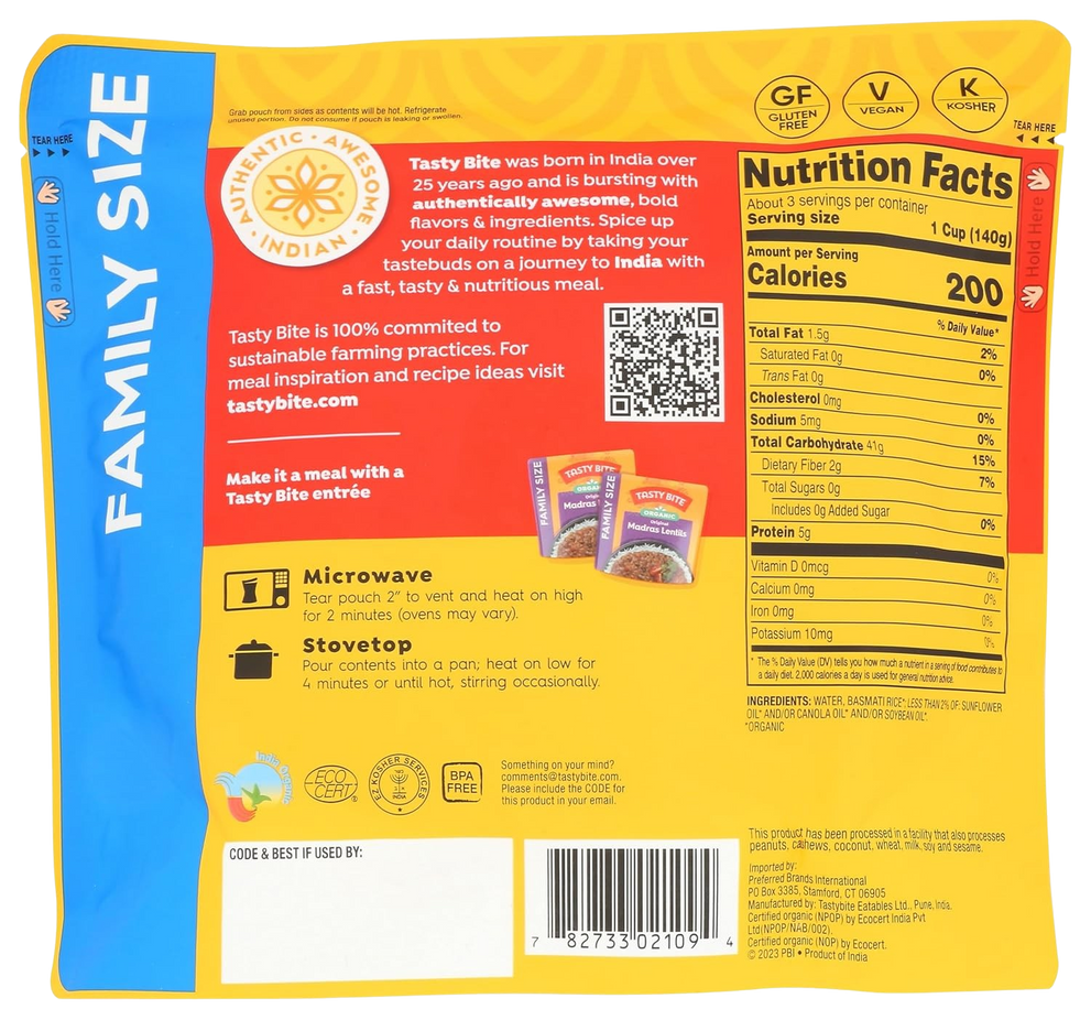 Basmati Rice Family Size