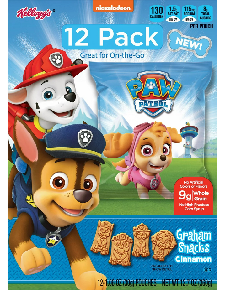 Keebler PAW Patrol Graham Snacks Cinnamon (12 CT)