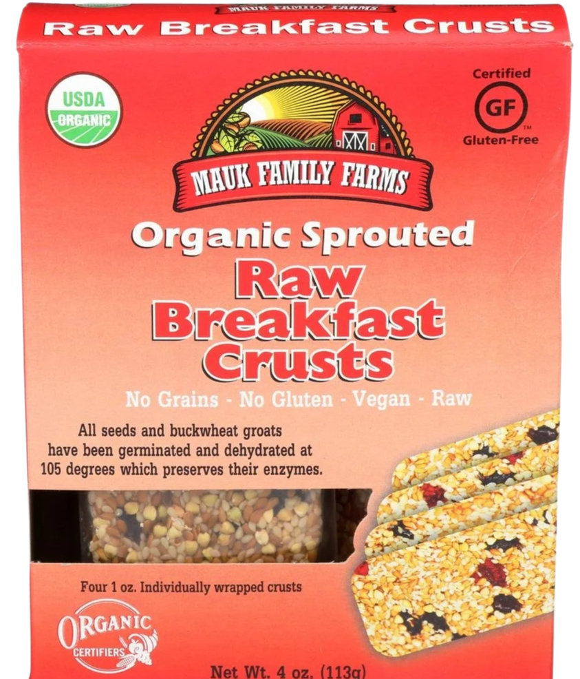 Organic Raw Breakfast Seed Cracker Crusts