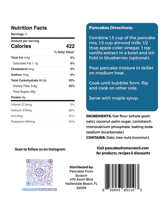 Oat Flavor Pancake Mix