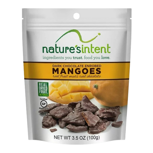 Dark Chocolate Enrobed Mangoes