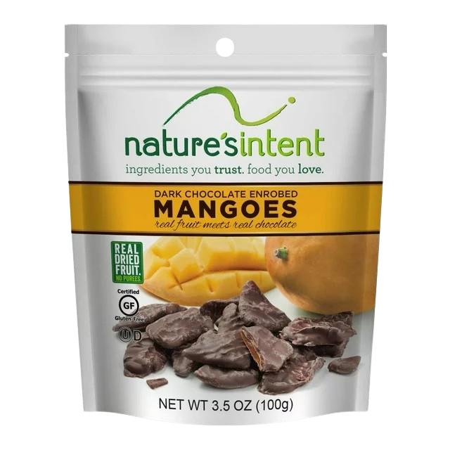 Dark Chocolate Enrobed Mangoes