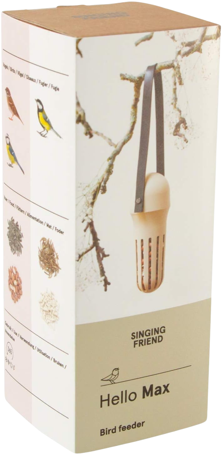 Max Bird Feeder - Dusty Beige