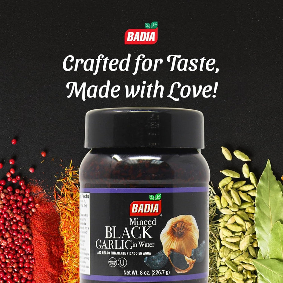 Minced Black Garlic in Water