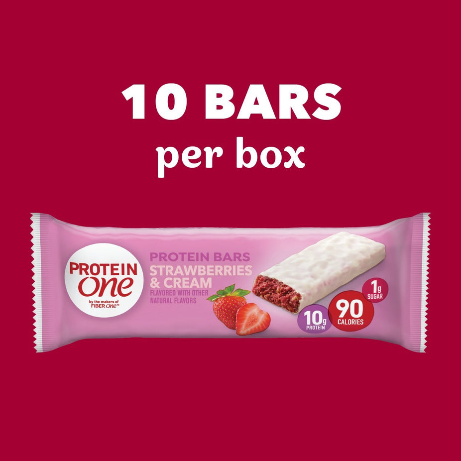 Protein Bars - Strawberries & Cream (10CT)