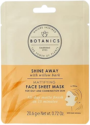 Shine Away with Willow Bark - Mattifying Face Sheet Mask