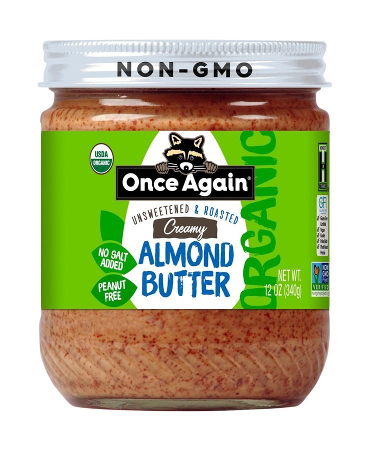 Roasted Organic Creamy Almond Butter