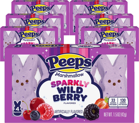 Wildberry Flavored Marshmallow Bunnies (6 Pack)
