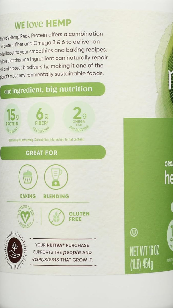 Peak Protein Hemp Protein Powder