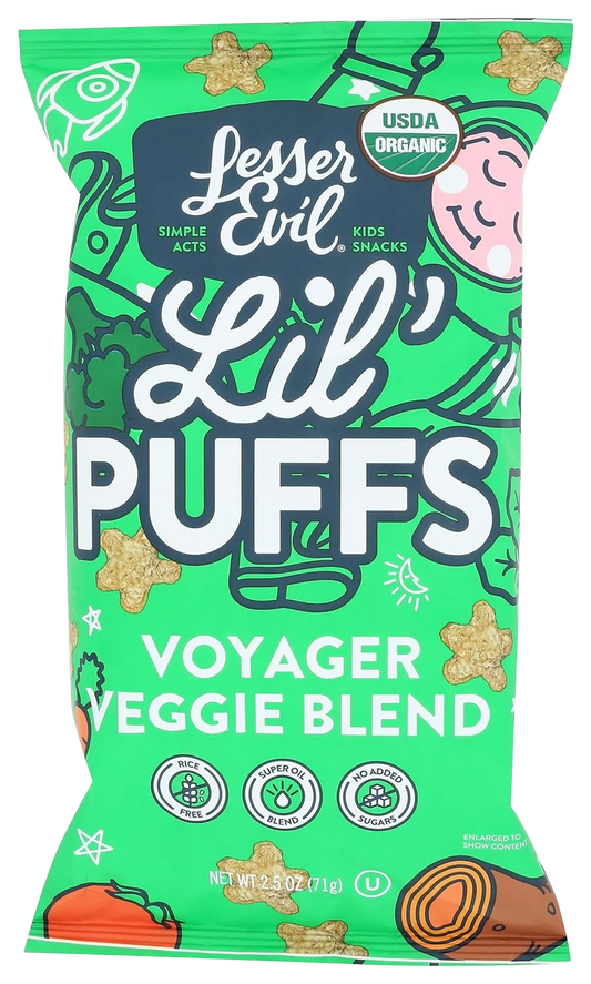 Organic Veggie Blend Lil Puffs (5 Pack)