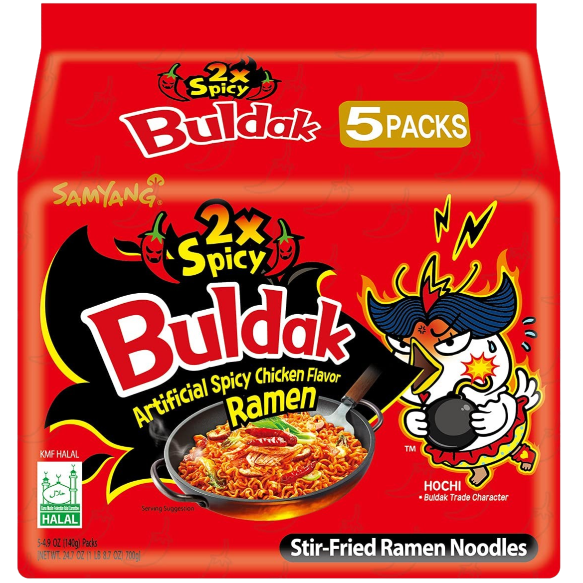 【極上シャム】茶袋入り 50g Samyang Buldak 2x Spicy Chicken Flavor Noodles Ramen (5CT) – Martie
