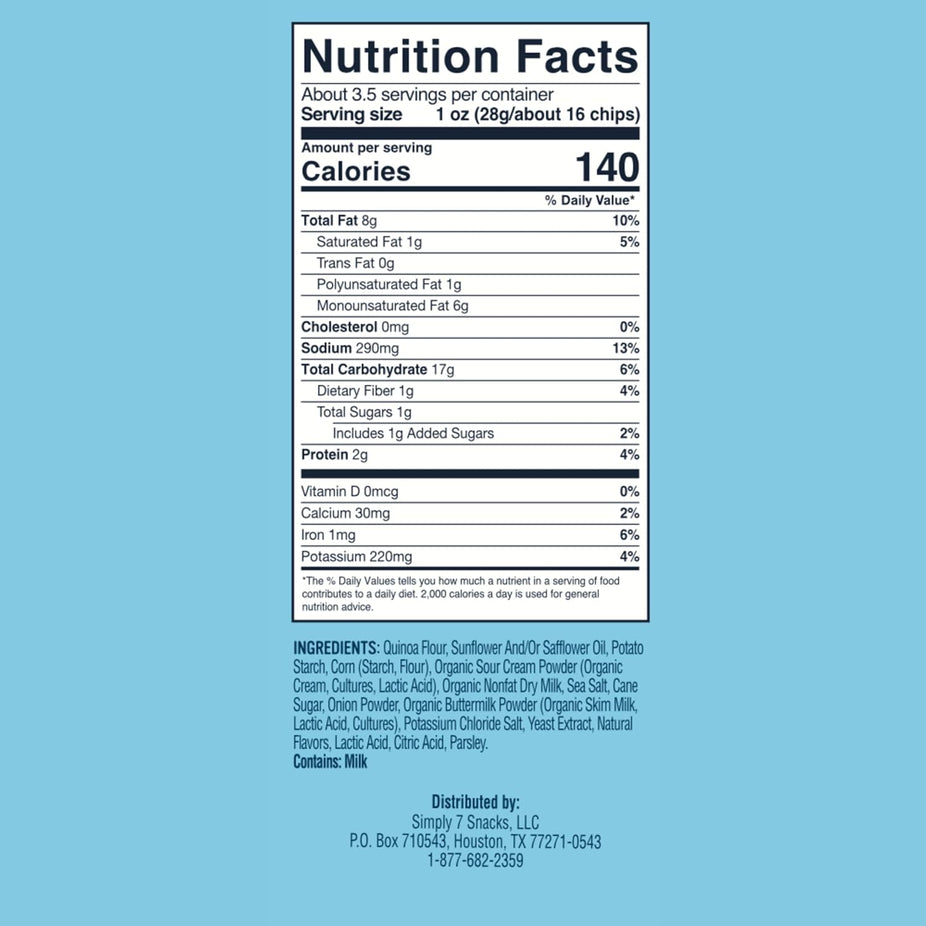 Sea Salt Quinoa Chips