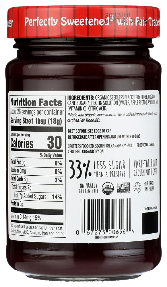 Seedless Blackberry Fruit Spread