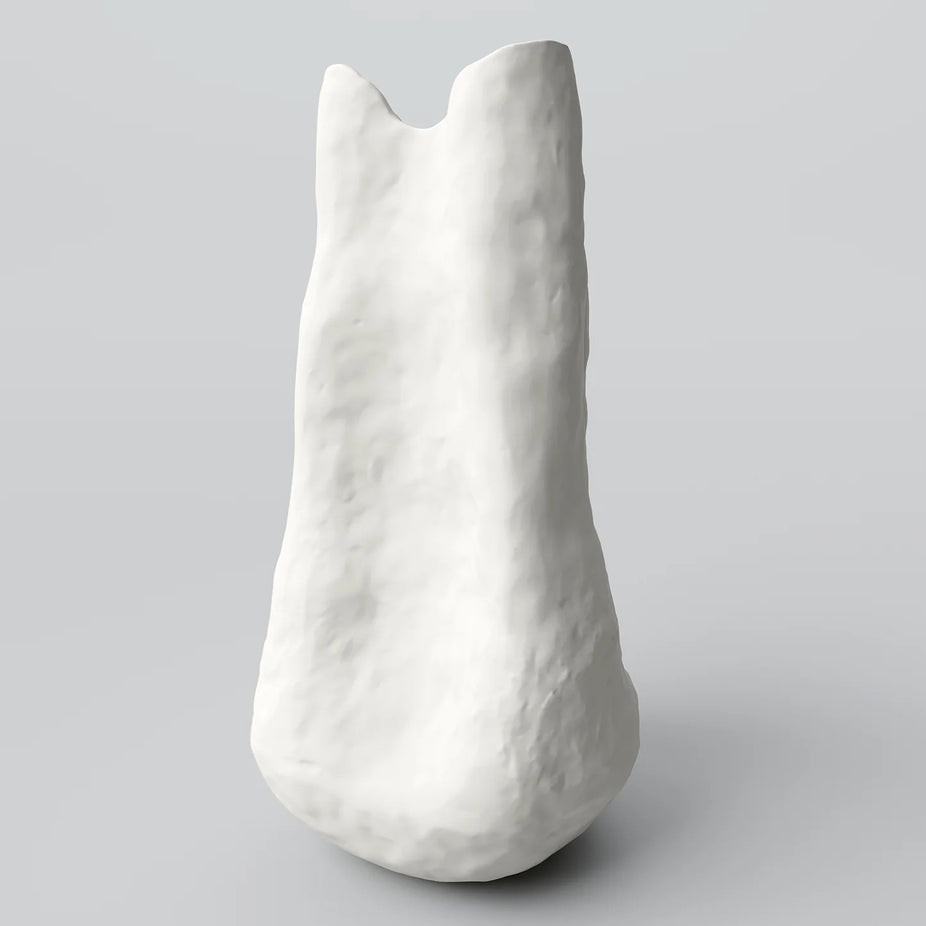 Barbara White Porcelain Vase