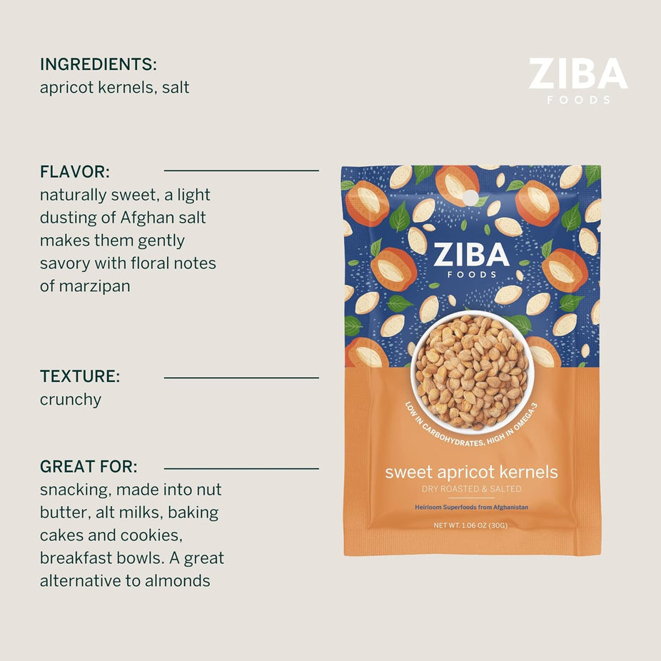 Sweet Apricot Kernels (6 Pack)