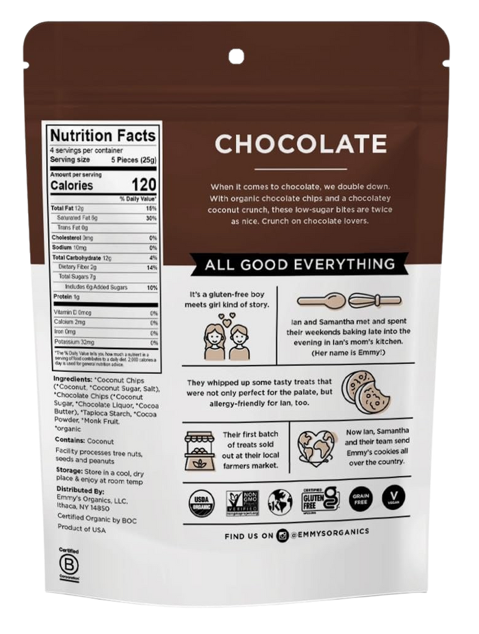 Chocolate Coconut Crunchems Cookie