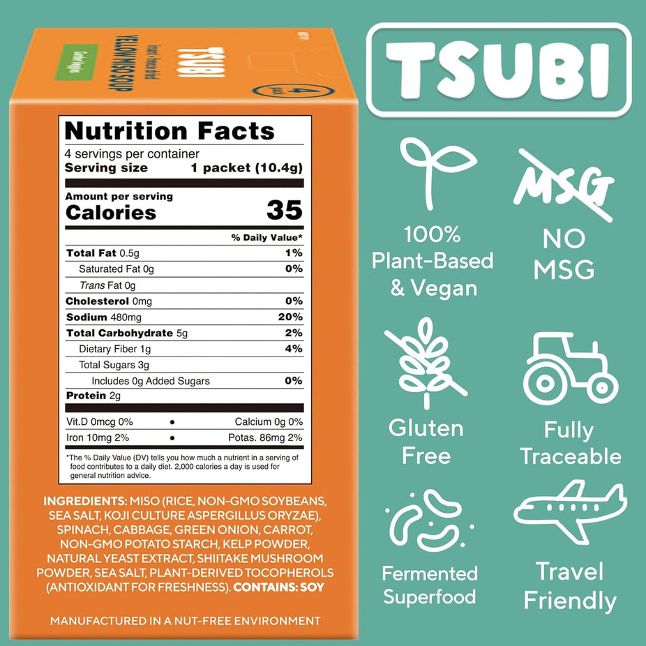 Yellow Miso Soup (4 Pack)