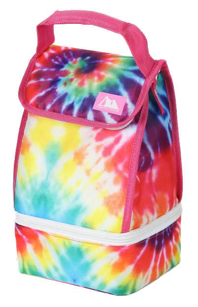 2 Compartment Tie Dye Lunch Bag
