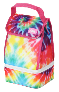 2 Compartment Tie Dye Lunch Bag