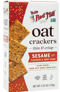 Sesame Oat Crackers
