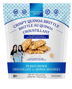 Crispy Quinoa Brittle Peanut Crunch