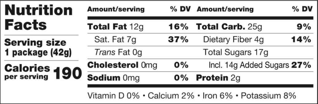 Baobab Bites Pomegranate Dark Chocolate (12 CT)