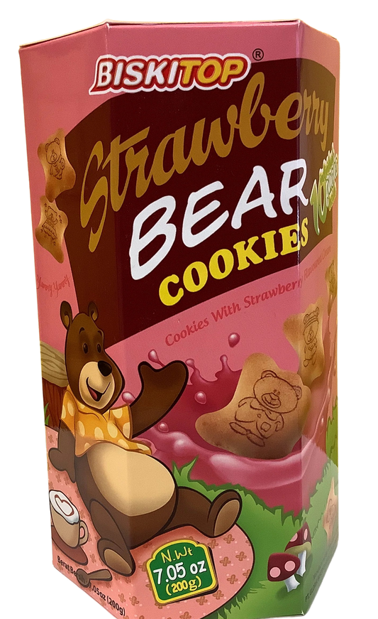 Strawberry Bear Cookie