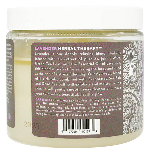 Lavender Herbal Salt Scrub