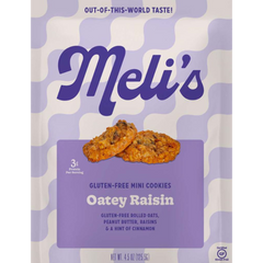 Gluten-Free Oatey Raisin Mini Cookies