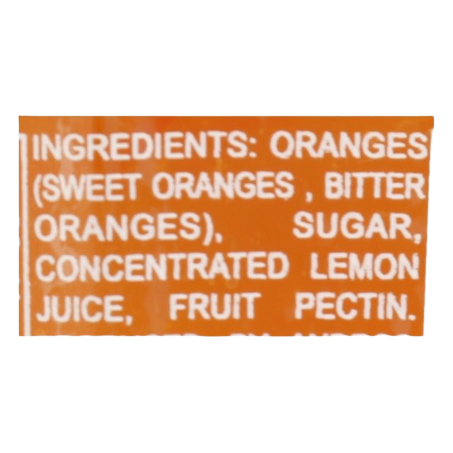 Orange Fruit Spread