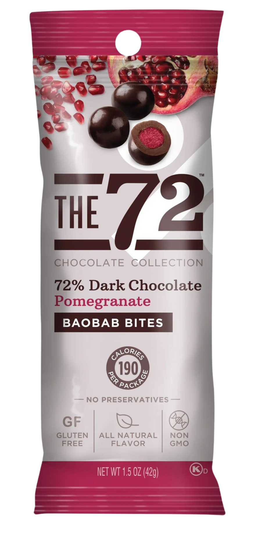 Baobab Bites Pomegranate Dark Chocolate (12 CT)