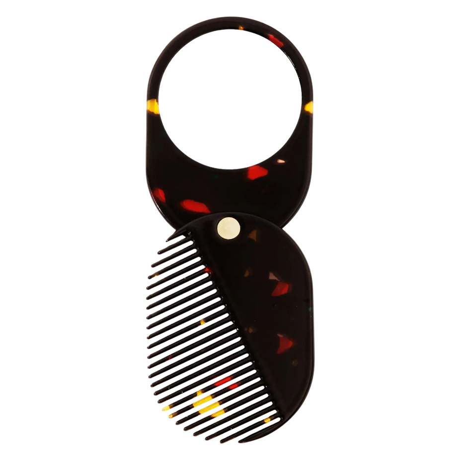 2 in 1 Pocket Comb Mirror