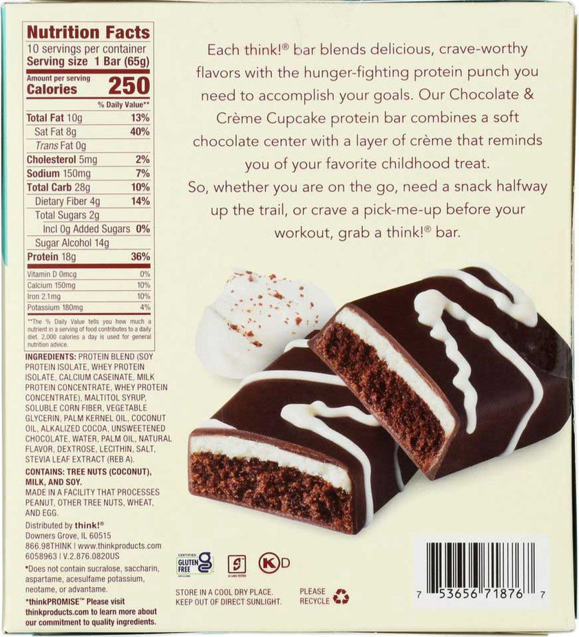 Chocolate & Creme Cupcake Bar (10 Pack)