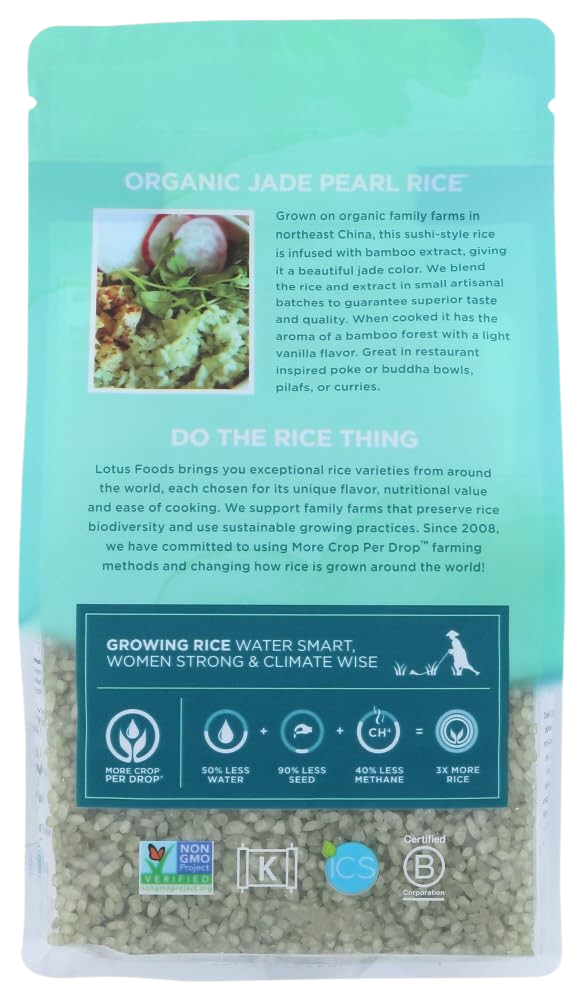 Organic Jade Pearl Rice