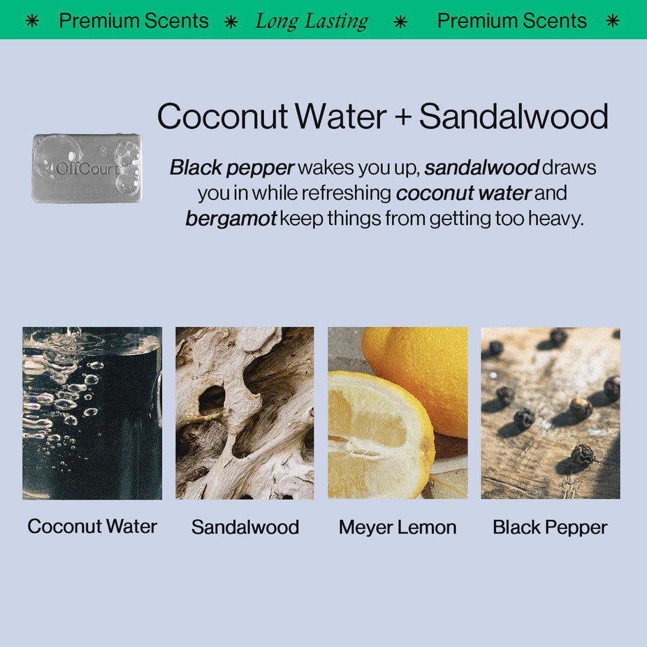 Exfoliating Body Soap Coconut Water Sandalwood