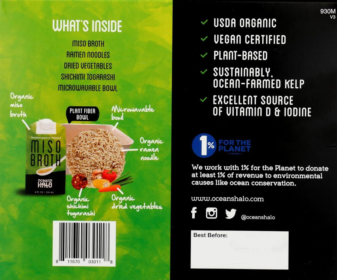 Organic Miso Ramen Broth Bowl