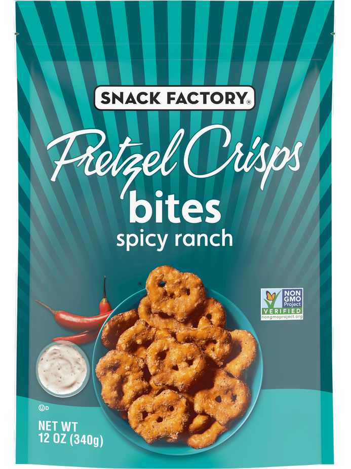 Spicy Ranch Pretzel Crisps Bites