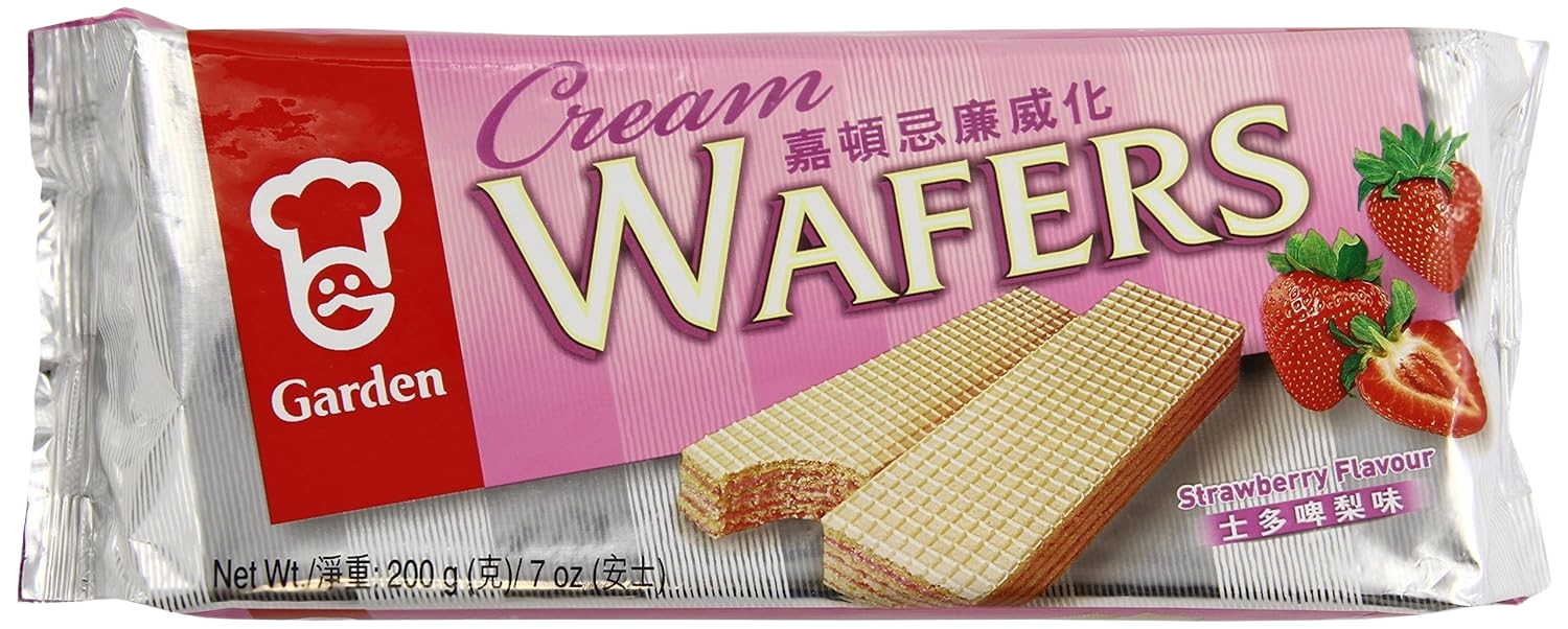 Strawberry Cream Wafers