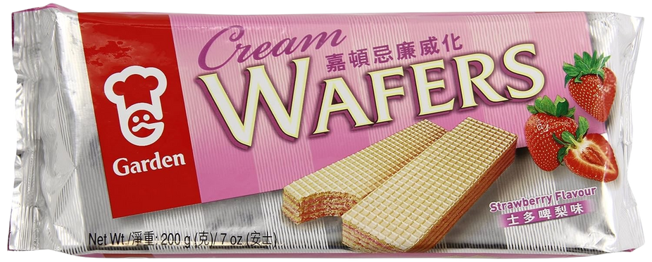 Strawberry Cream Wafers