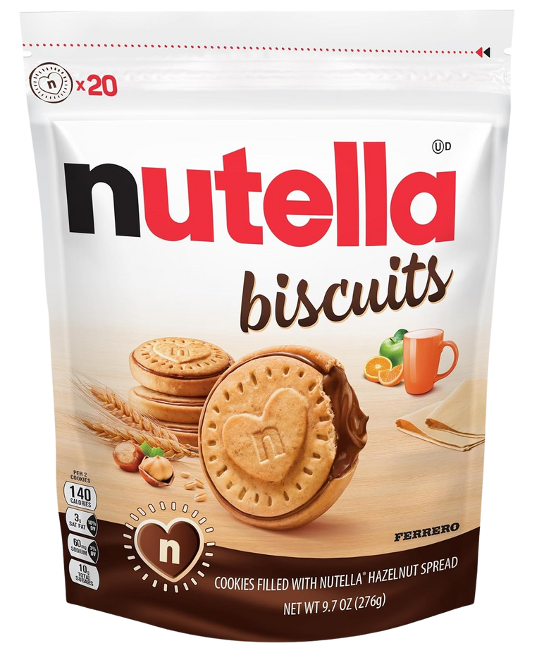 Hazelnut Spread Sandwich Cookies With Cocoa