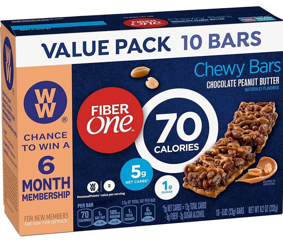 Chewy Bars Chocolate Peanut Butter (10 CT)
