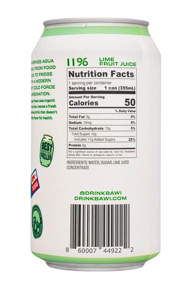 Sparkling Agua Fresca El Limon - Lime (12 Pack)