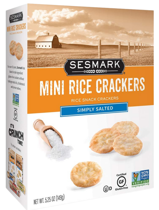 Lightly Salted Mini Rice Crackers